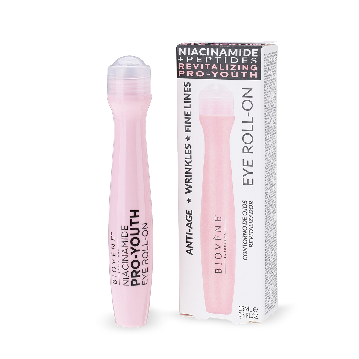 NIACINAMIDE PRO-YOUTH Revitalizing Eye Roller with Anti-Aging Peptides & Niacinamide