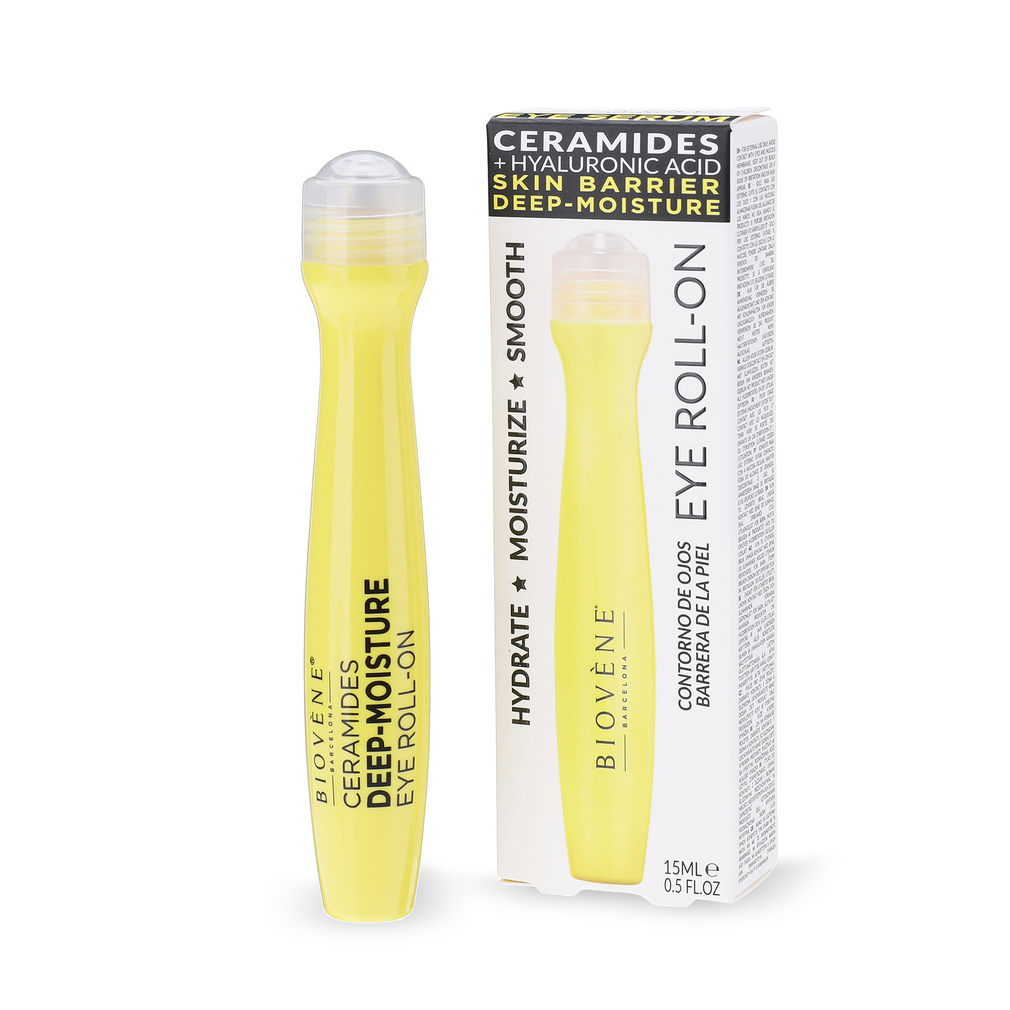 CERAMIDES DEEP-MOISTURE Barrier-Boosting Eye Roller with Moisturizing Hyaluronic Acid & Ceramides