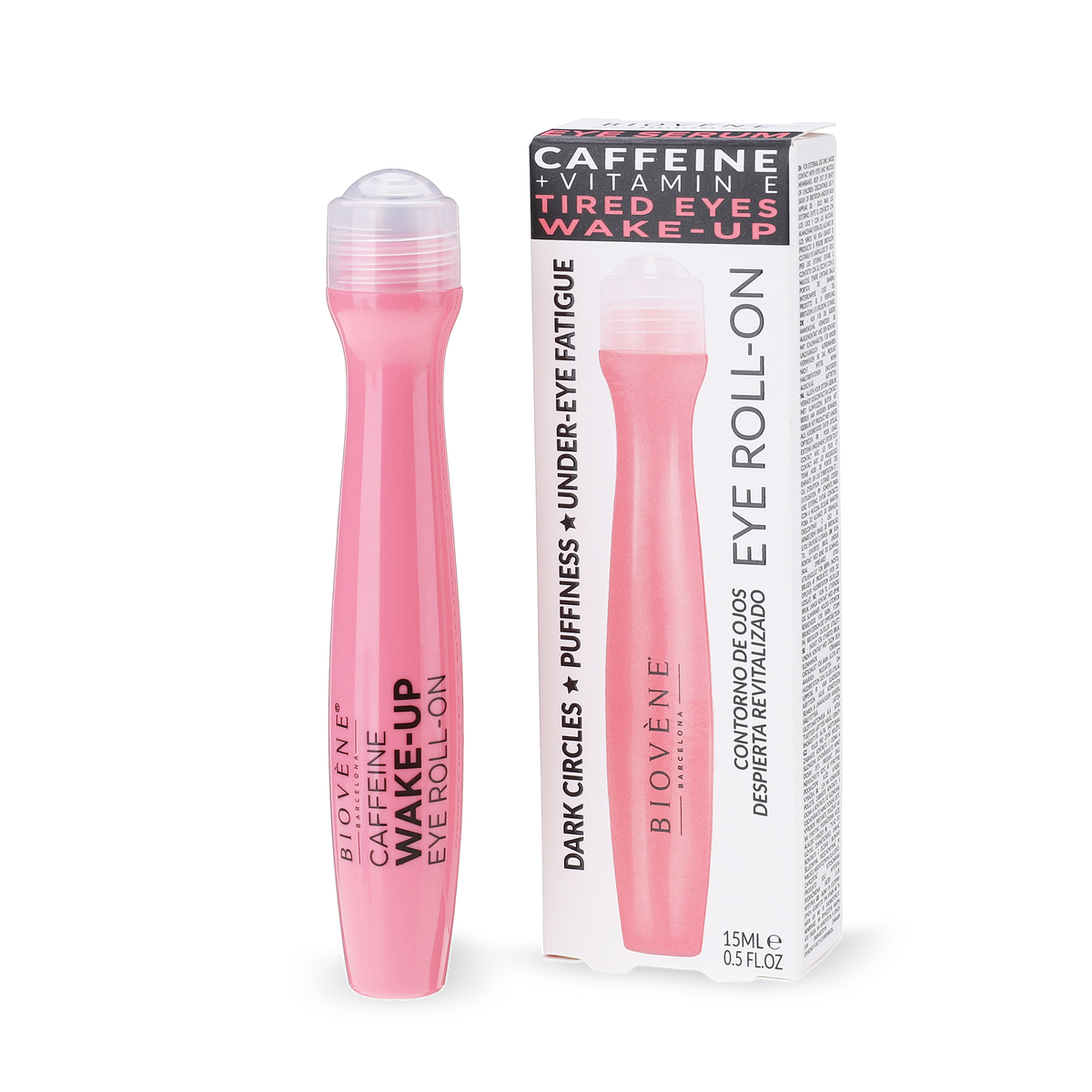 CAFFEINE EYE WAKE-UP Refreshing Eye Roll-On Serum for Tired Eyes with Vitamin E & Caffeine