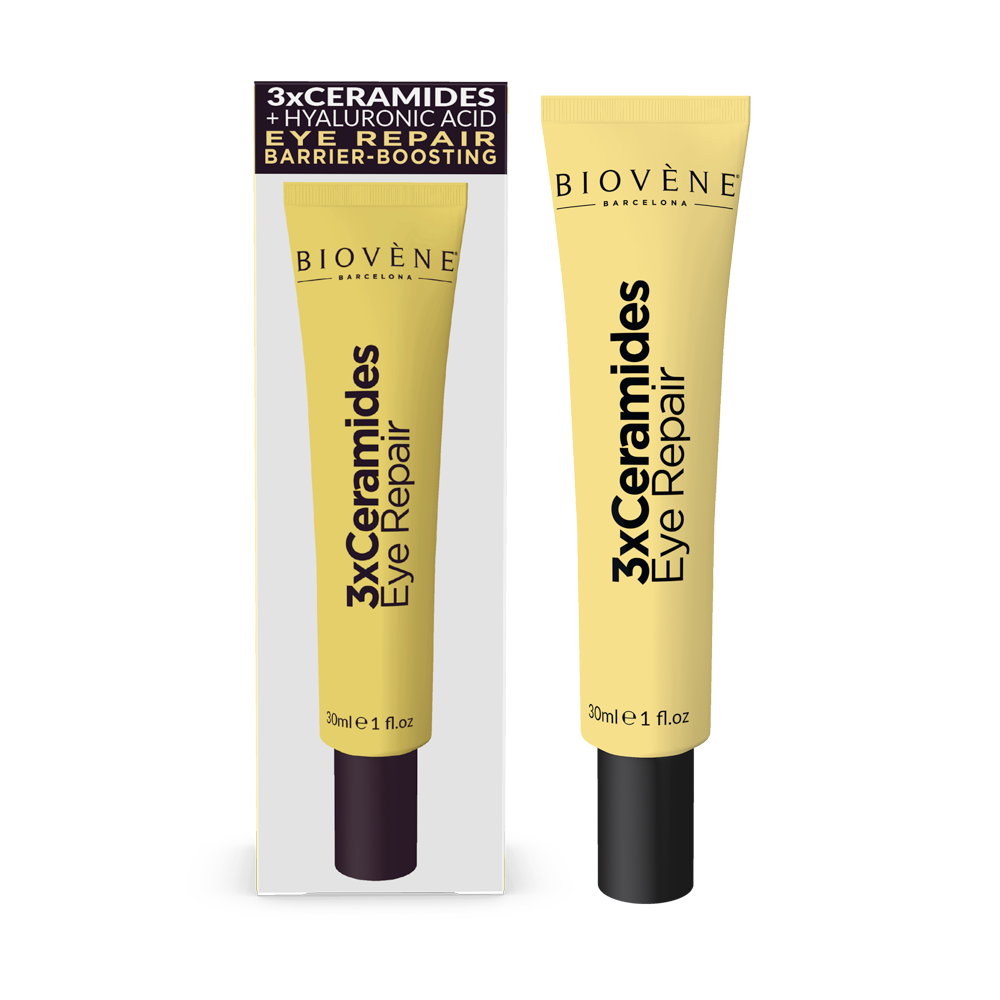 3X CERAMIDES EYE REPAIR Barrier-Boosting Eye Cream with Extra-Hydrating HA, Ceramides, CICA & Organic Banana