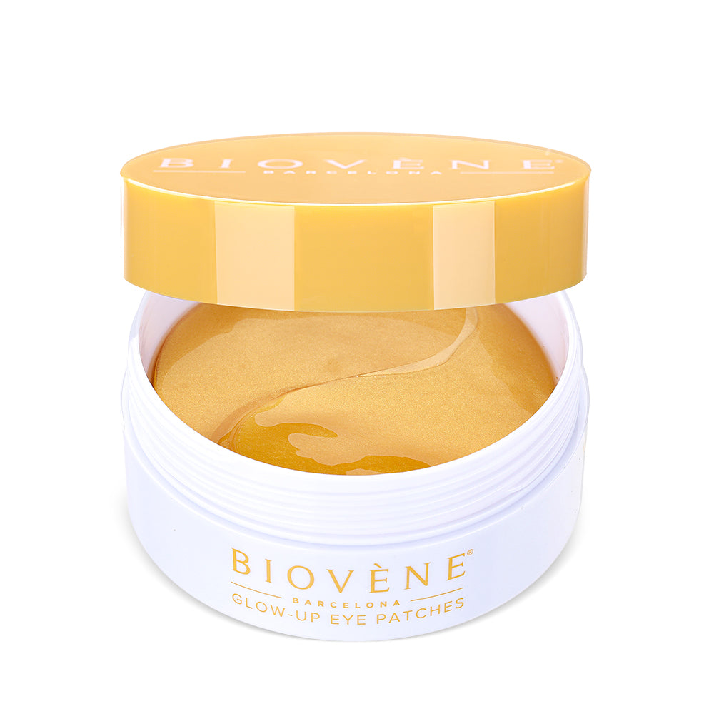 CAFFEINE GLOW-UP Hydrogel Eye Patches with Caffeine & Lemon, 60 patches