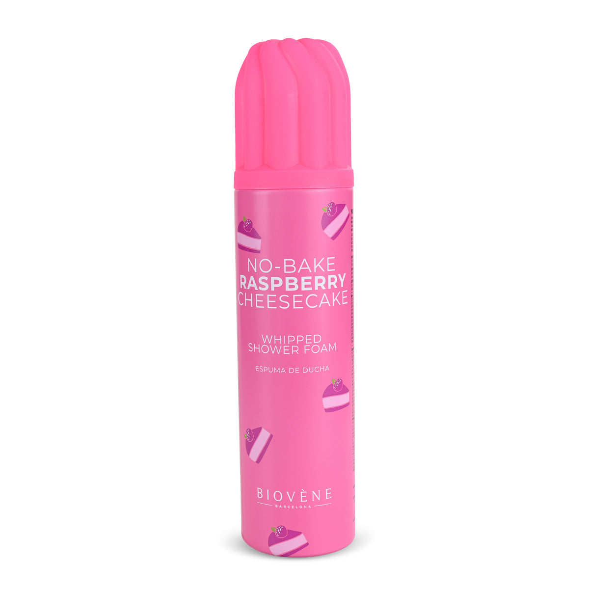 NO-BAKE RASPBERRY CHEESECAKE Whipped Shower Foam
