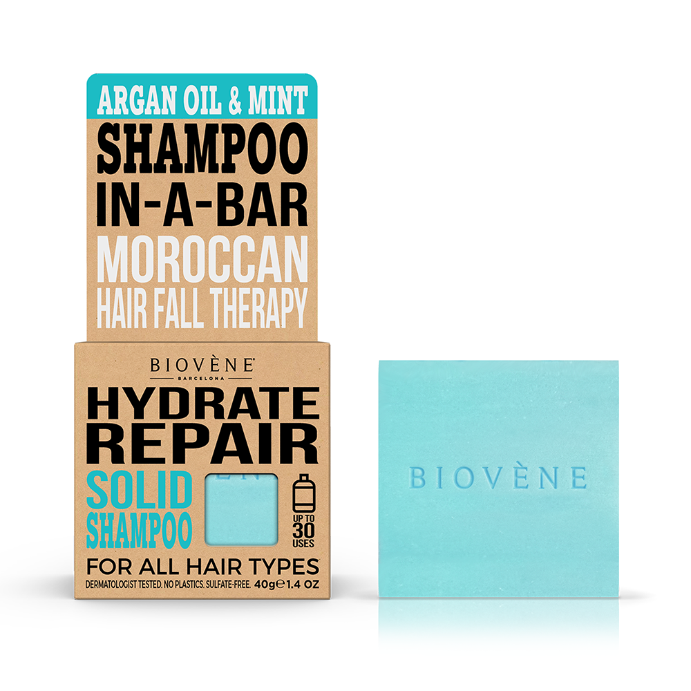 HYDRATE REPAIR Argan Oil & Mint Solid Shampoo Bar