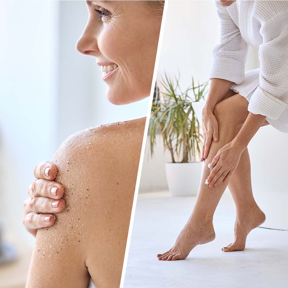 VITAMIN C ANTI-AGE SCRUB Glow Renewal Organic Mango Sugar & Talasso Body Exfoliator