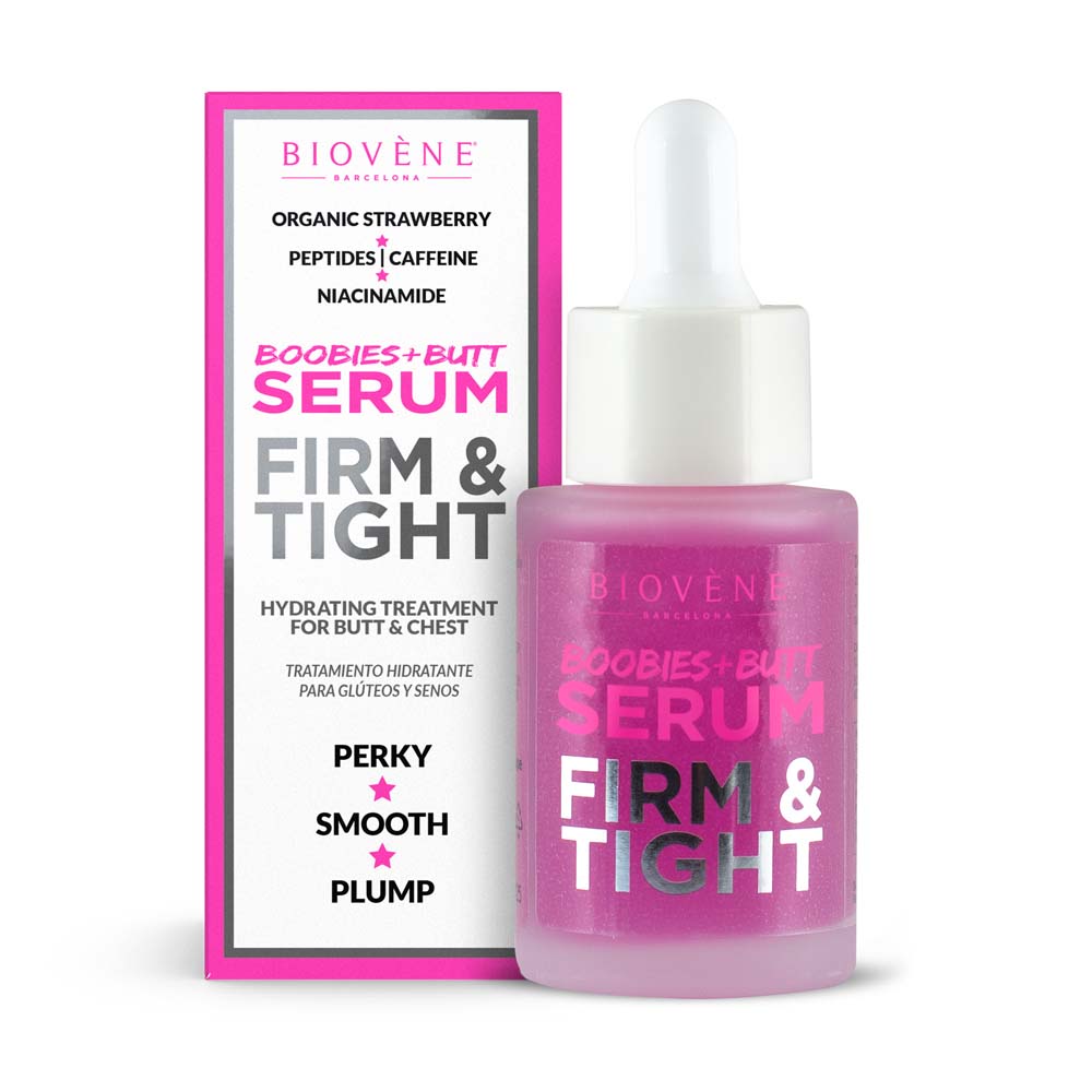 FIRM &amp; TIGHT SERUM Hydrating Organic Strawberry Treatment for Boobies &amp; Butt