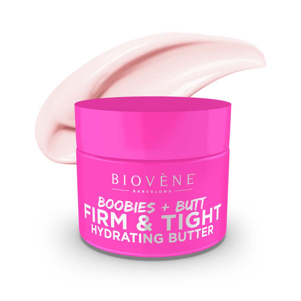 FIRM & TIGHT HYDRA BUTTER Soft Velvet Organic Raspberry Cream for Boobies & Butt