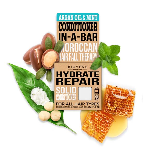 HYDRATE REPAIR Argan Oil & Mint Solid Conditioner Bar