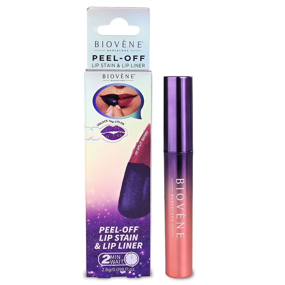 PEEL-OFF PERFECT REVEAL LIP STAIN & LINER IN ONE - Split Berry Stay-Perfect All Day