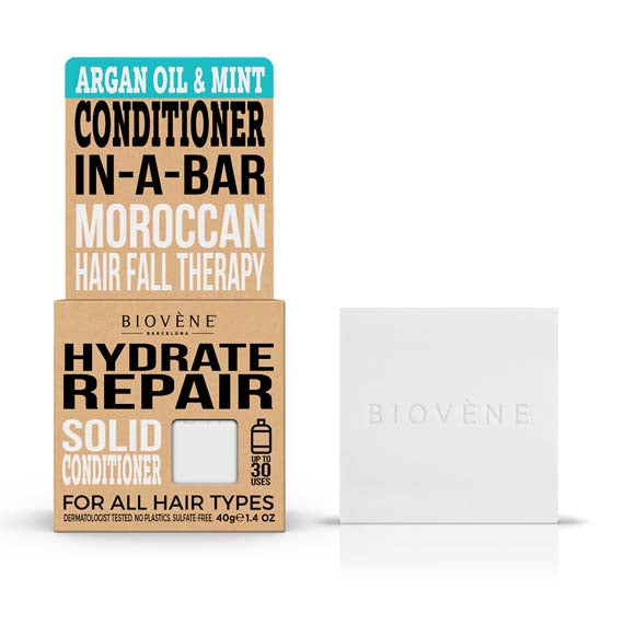 HYDRATE REPAIR Argan Oil &amp; Mint Solid Conditioner Bar
