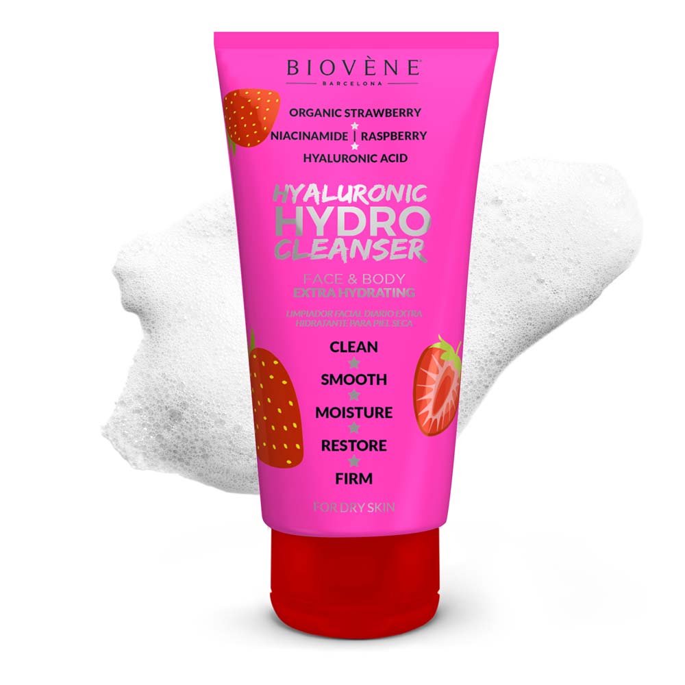 HYDRO CLEANSER HA + Organic Strawberry Hydrating Cleanser for Face & Body