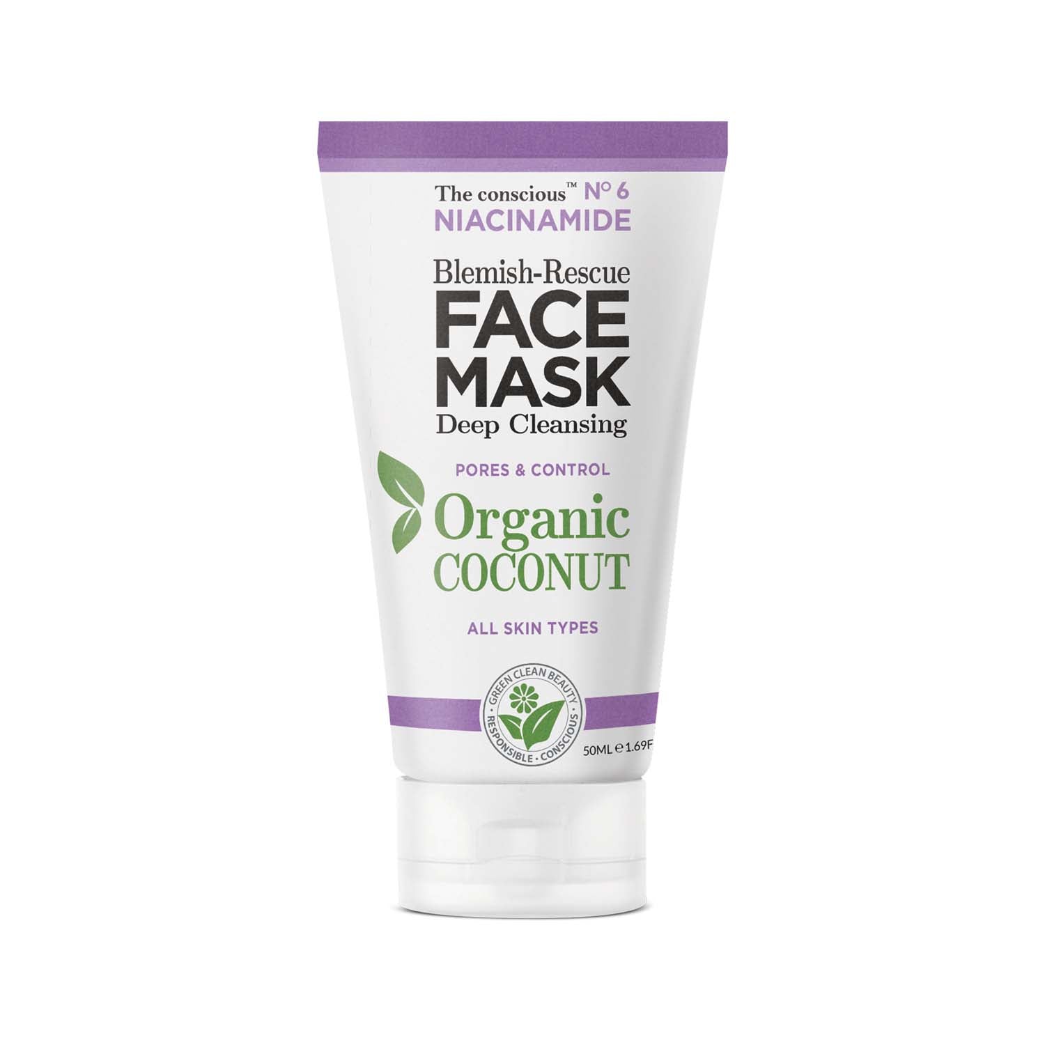 The conscious™ Niacinamide Blemish-Rescue Face Mask Organic Coconut